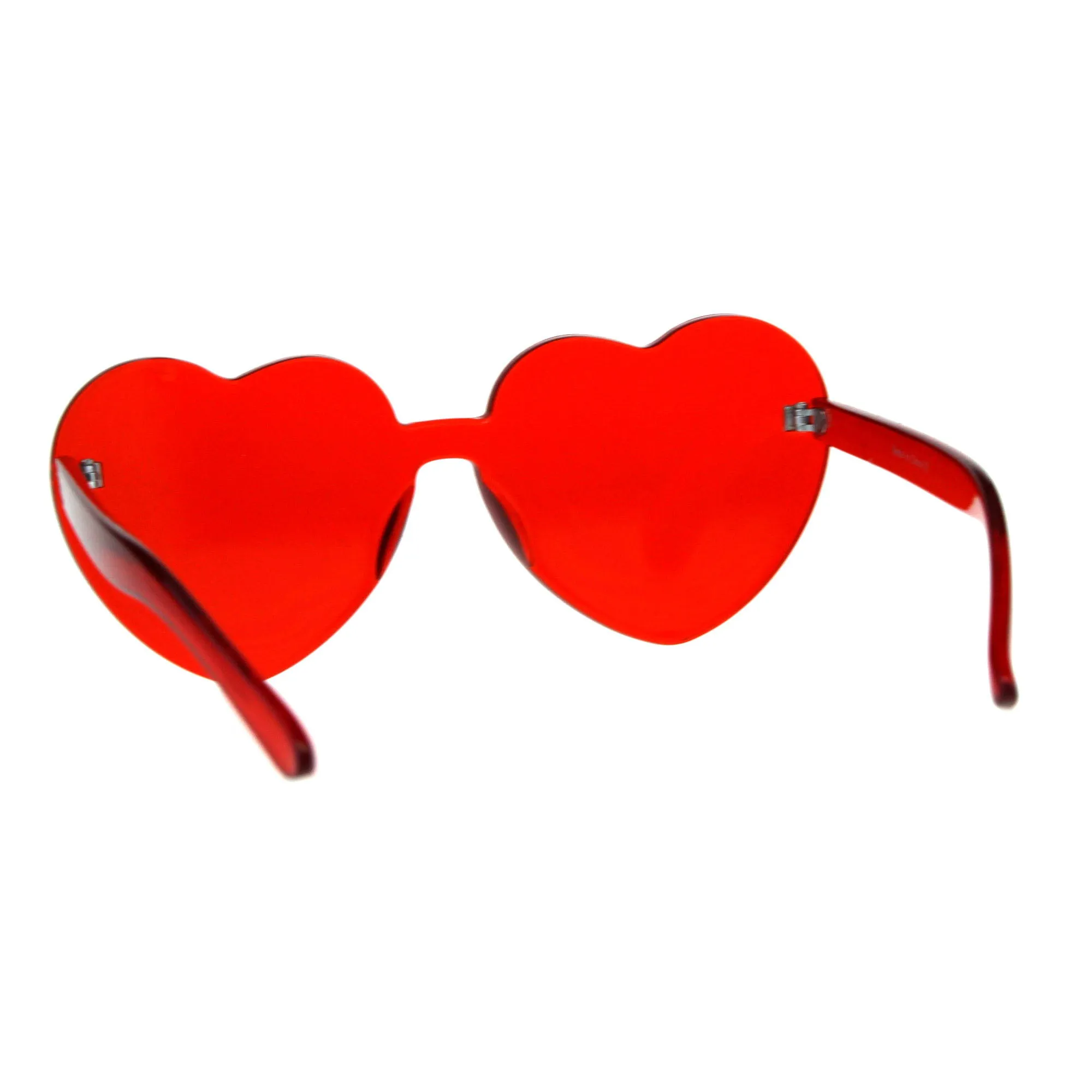 PASTL Monoblock Heart Sunglasses