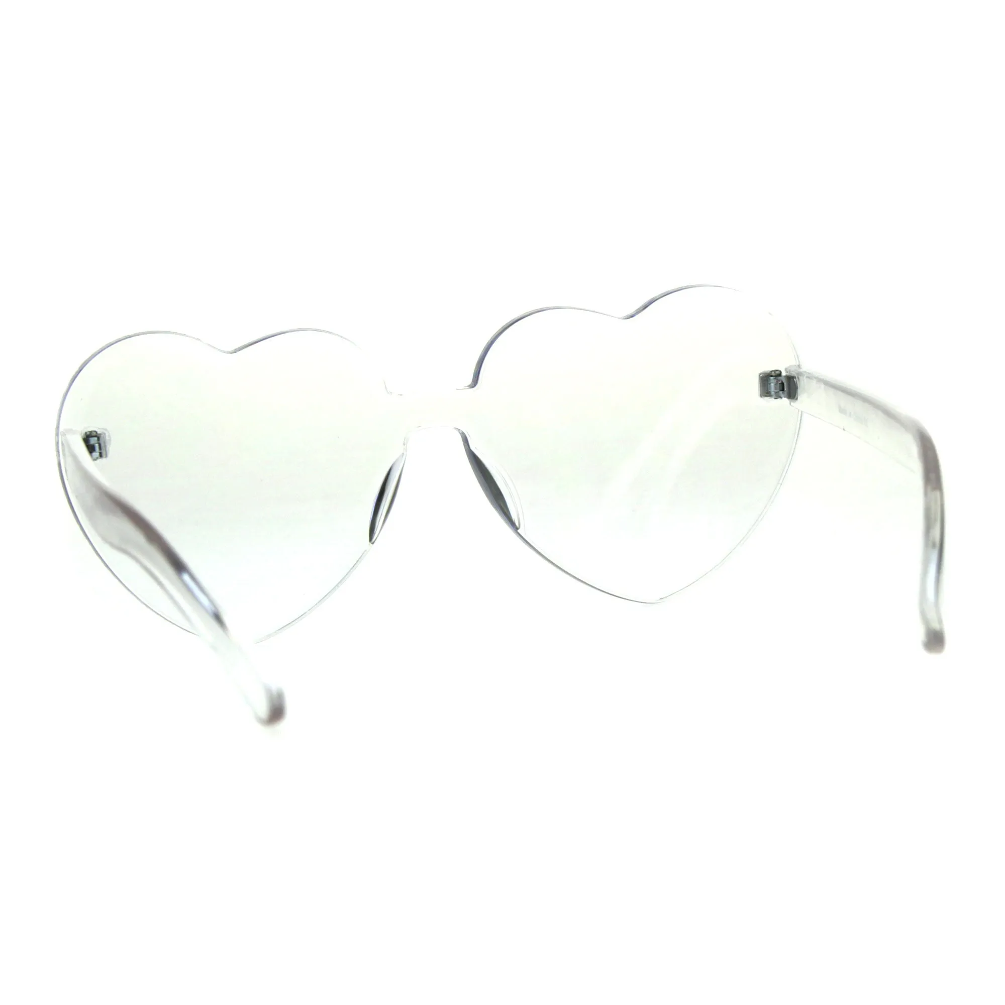 PASTL Monoblock Heart Sunglasses