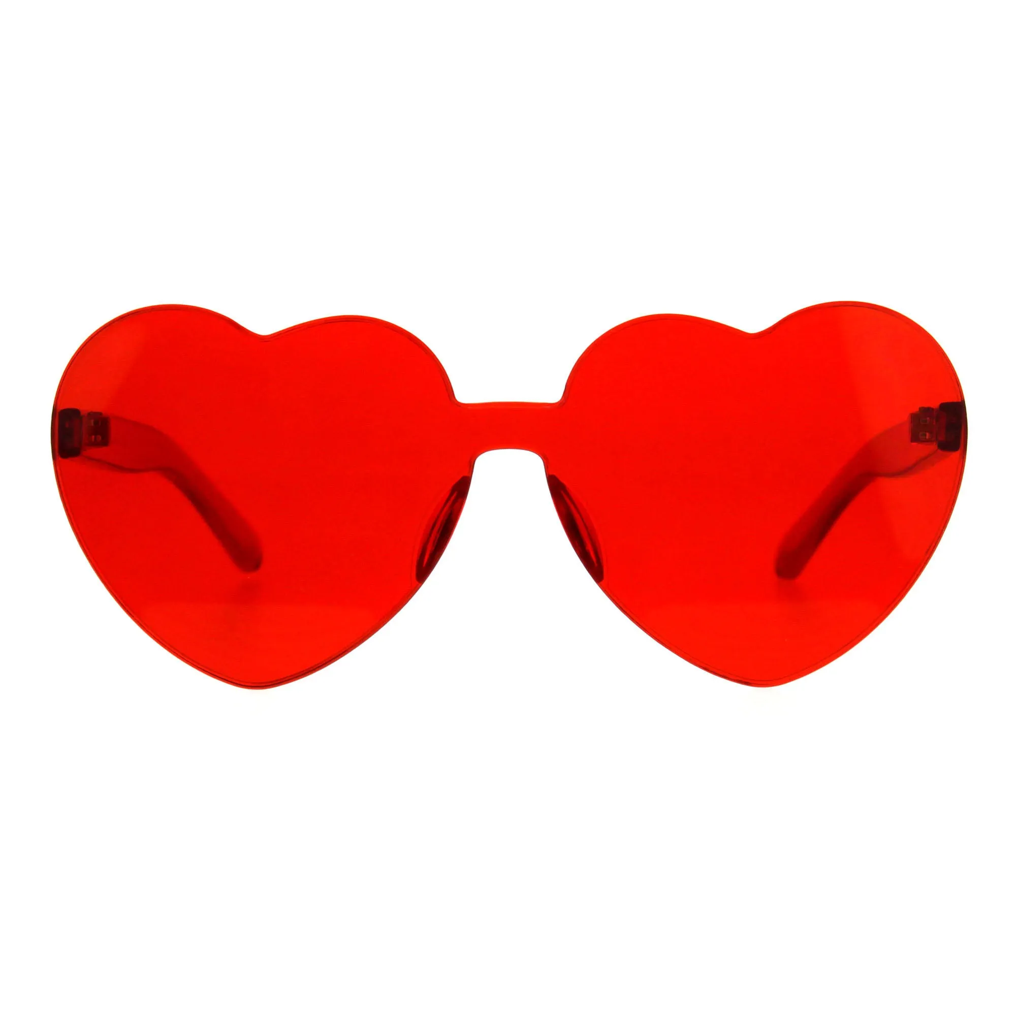 PASTL Monoblock Heart Sunglasses
