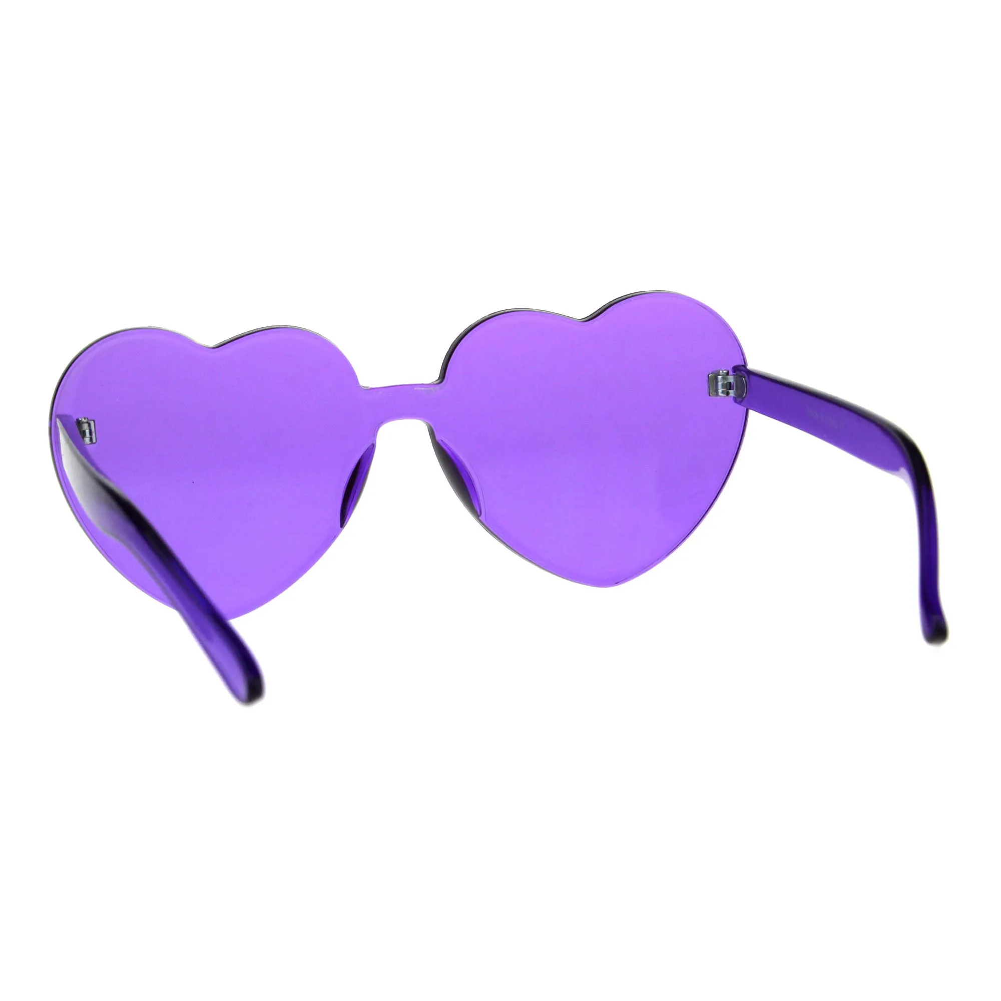 PASTL Monoblock Heart Sunglasses