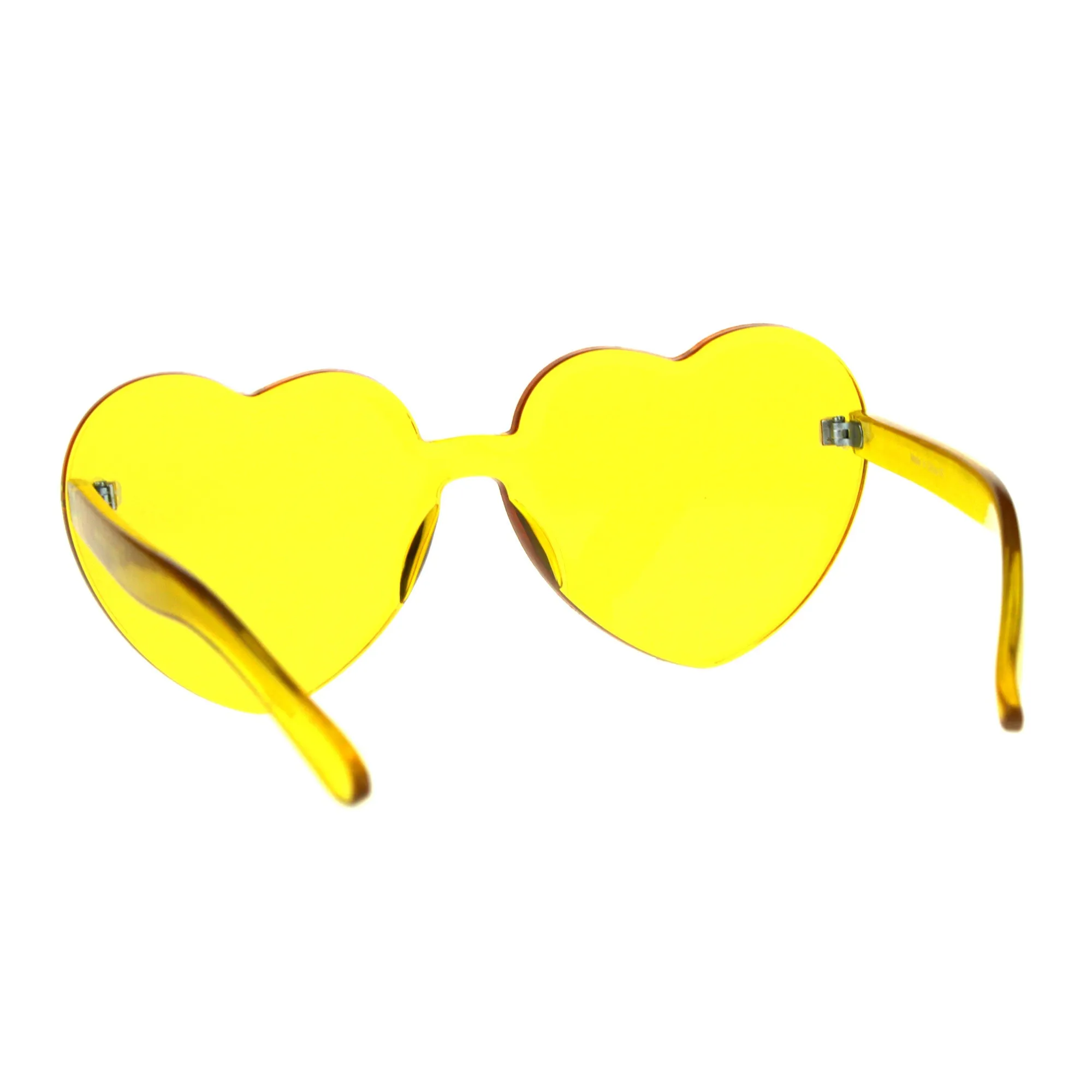 PASTL Monoblock Heart Sunglasses