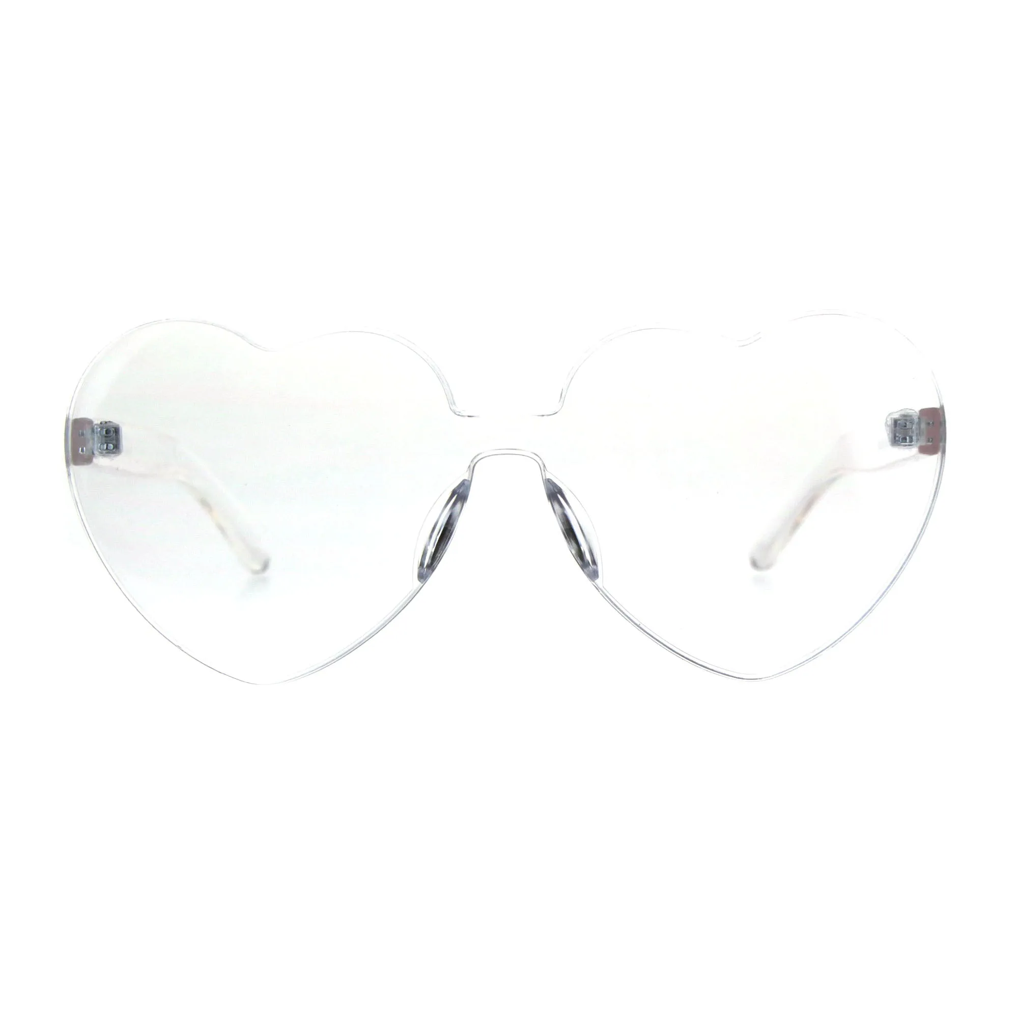 PASTL Monoblock Heart Sunglasses