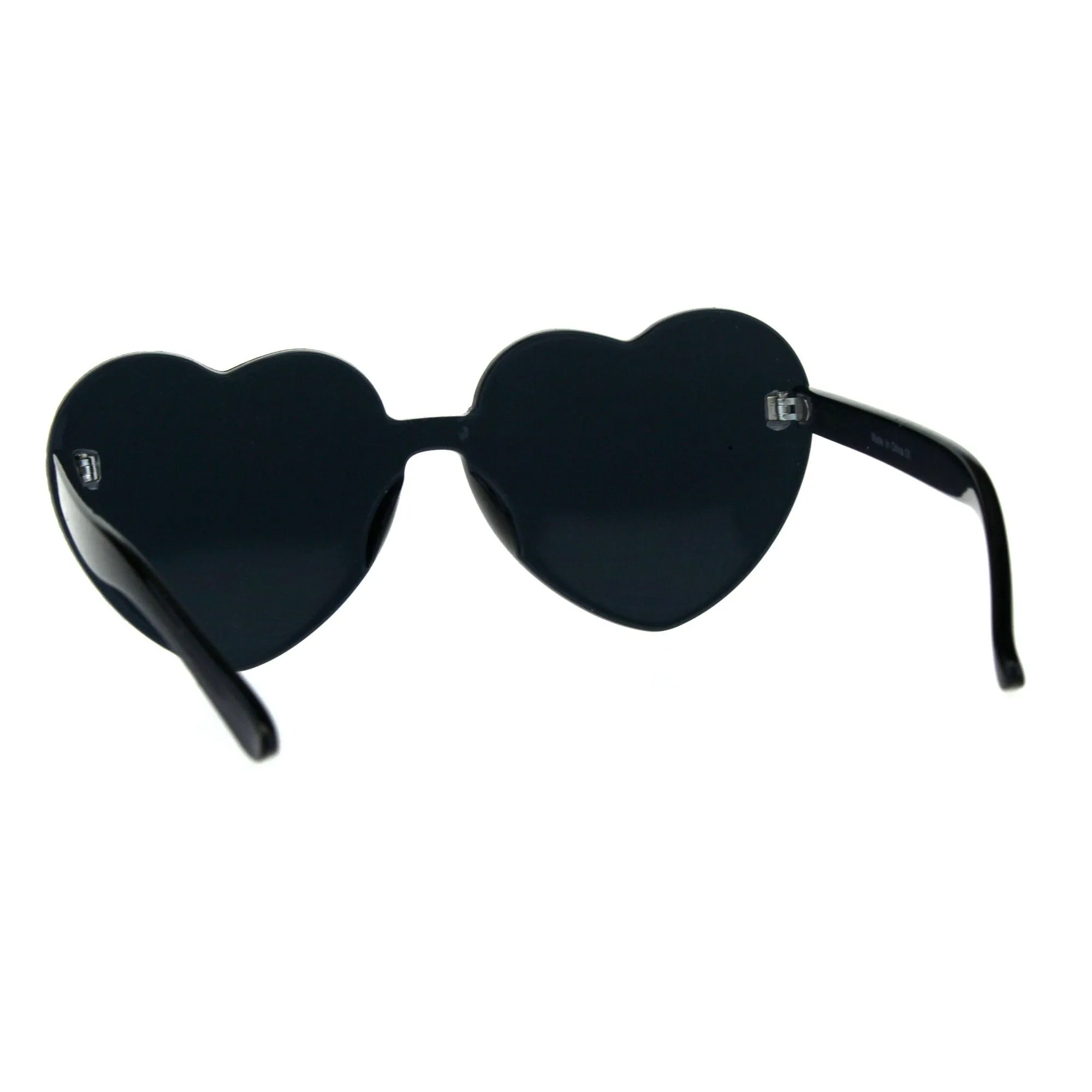 PASTL Monoblock Heart Sunglasses