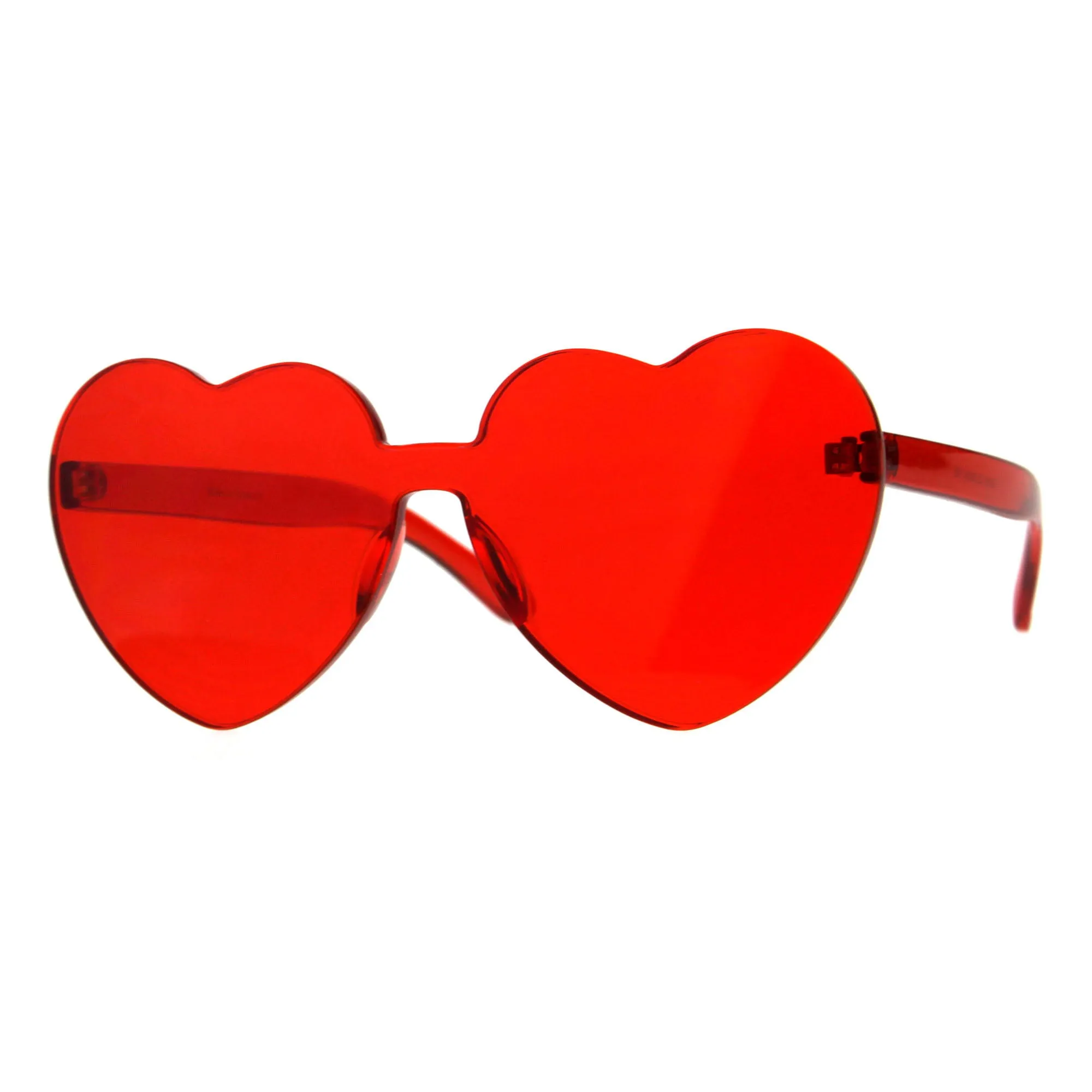 PASTL Monoblock Heart Sunglasses