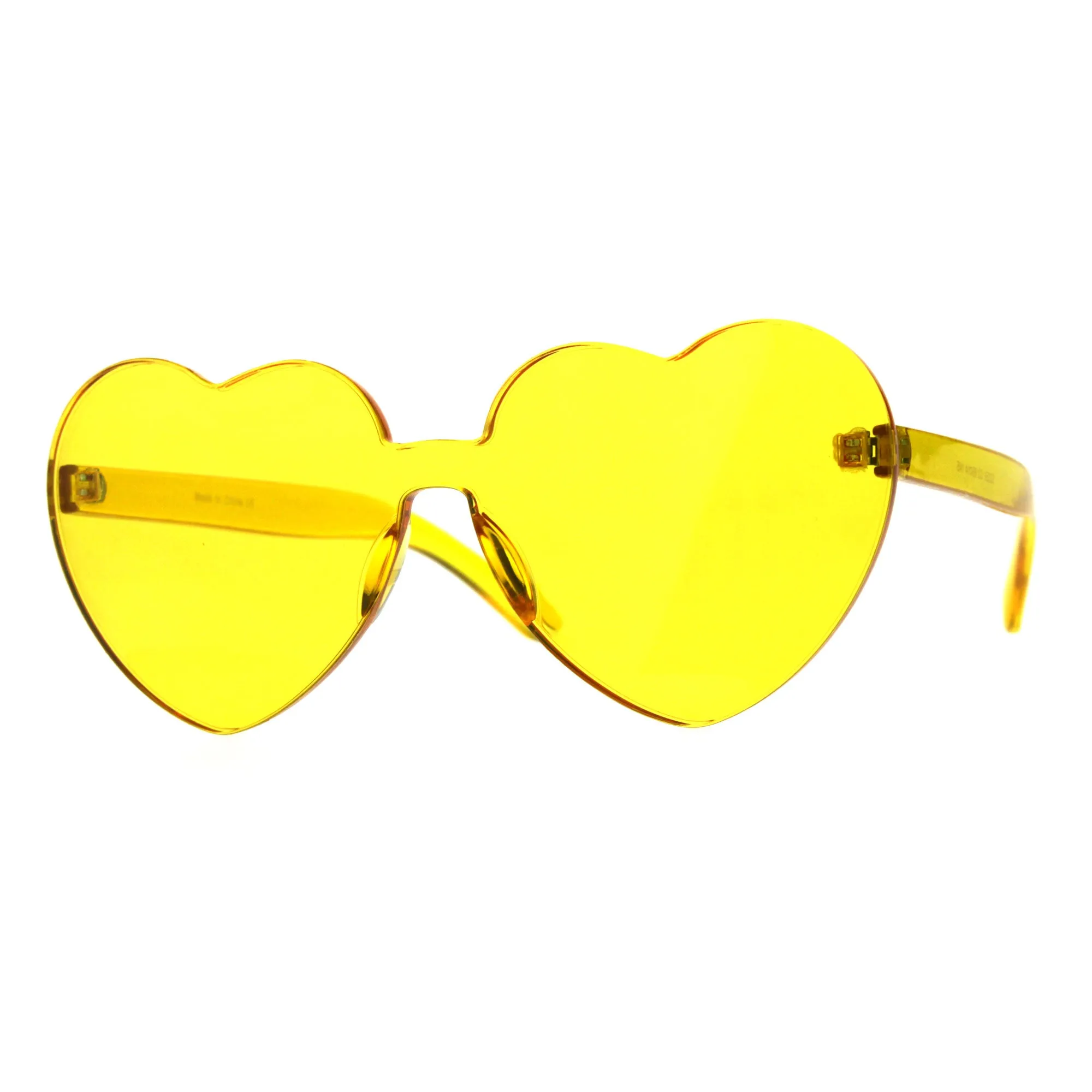 PASTL Monoblock Heart Sunglasses