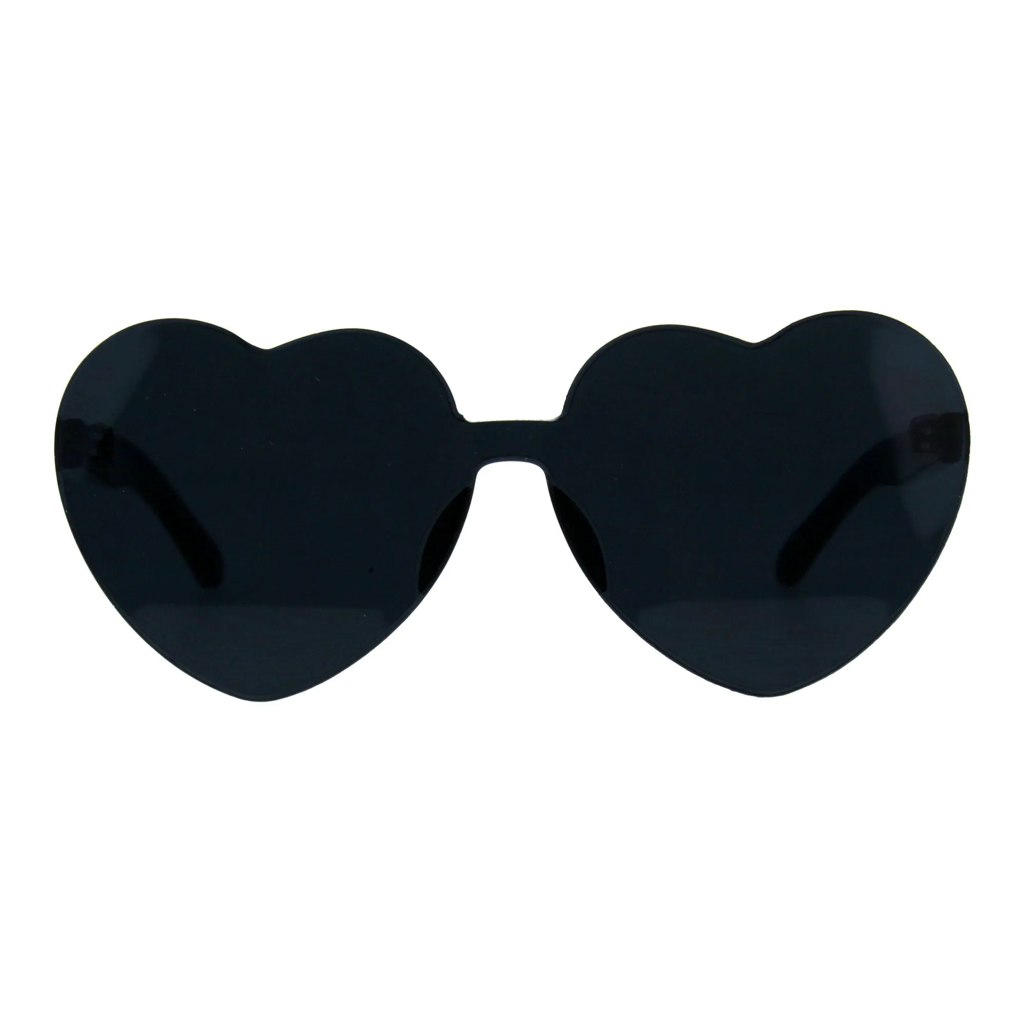 PASTL Monoblock Heart Sunglasses