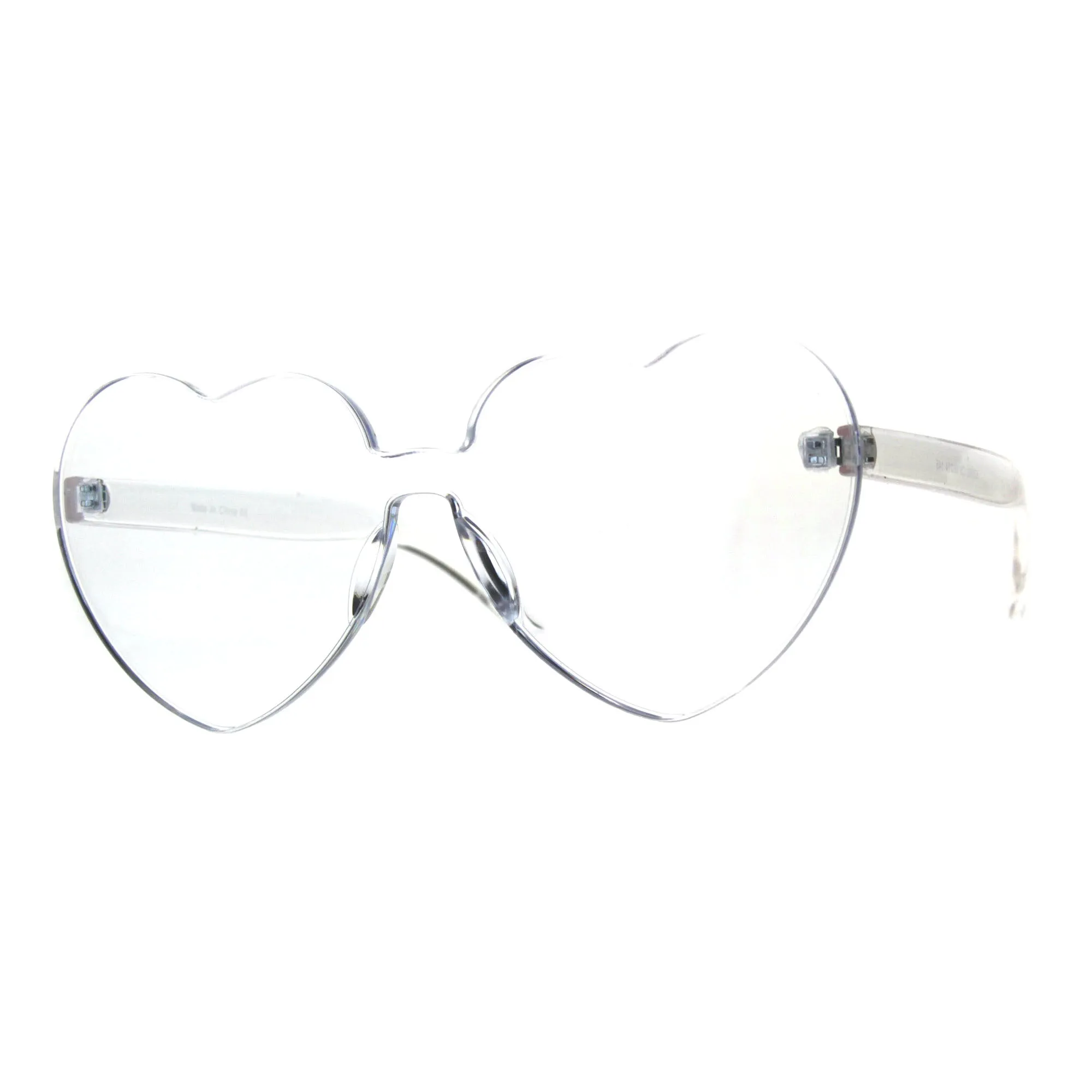 PASTL Monoblock Heart Sunglasses