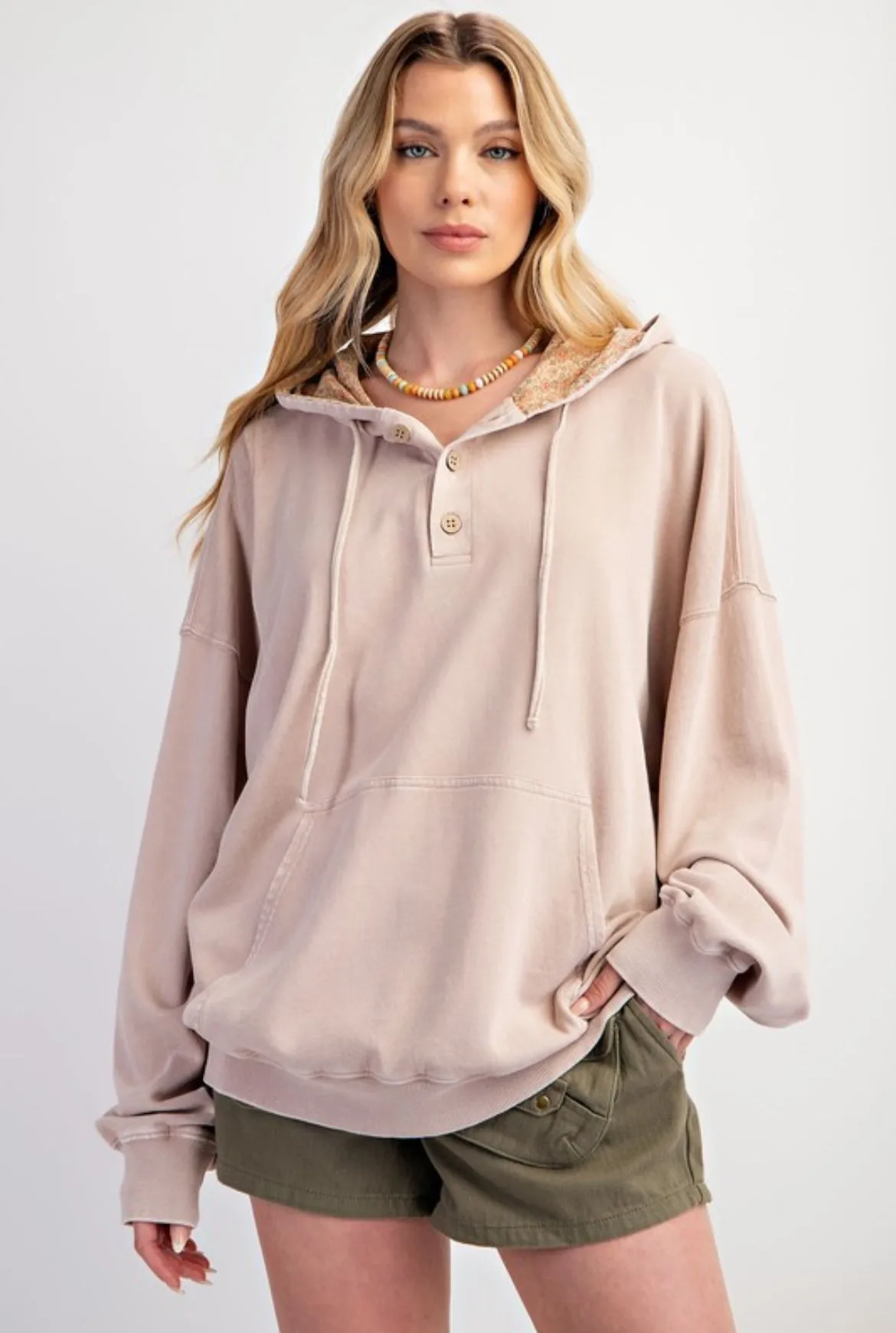 Peace Patch Terry Hoodie