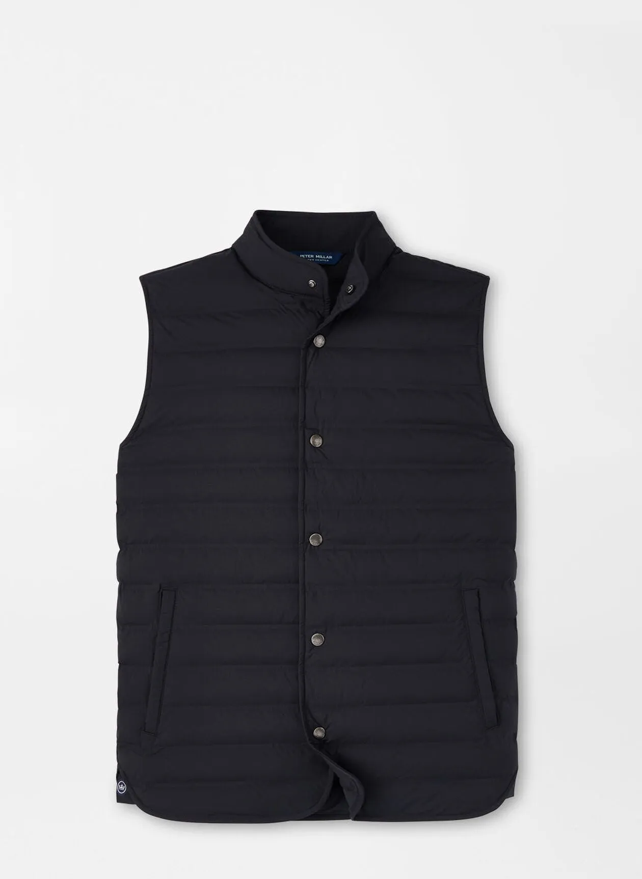 Peter Millar Mens Tailored Fit Regent Vest - BLACK