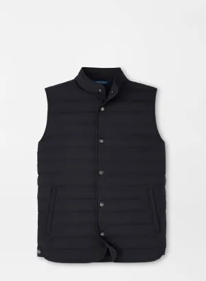 Peter Millar Mens Tailored Fit Regent Vest - BLACK