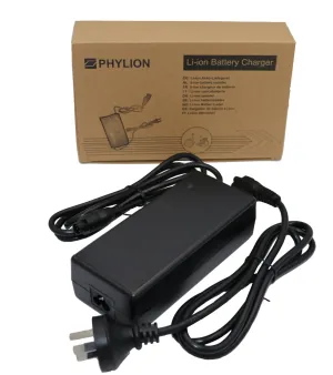 Phylion 36V 5 Pin eBike Battery Smart Charger 2A CPPY36-2A