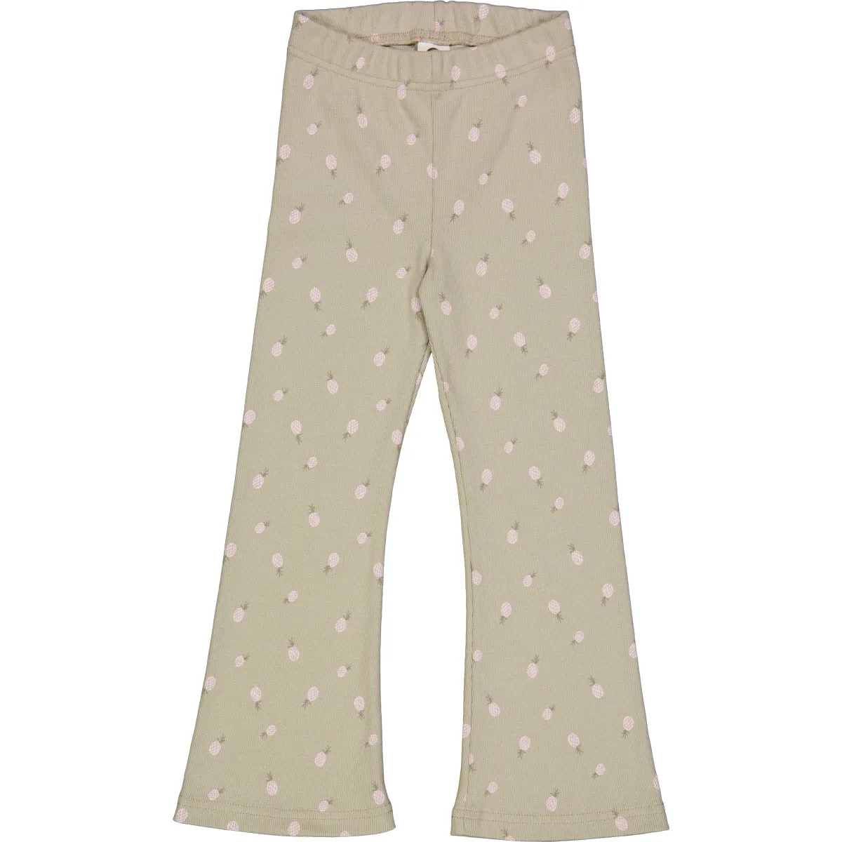 PINEAPPLE printed flared rib pants