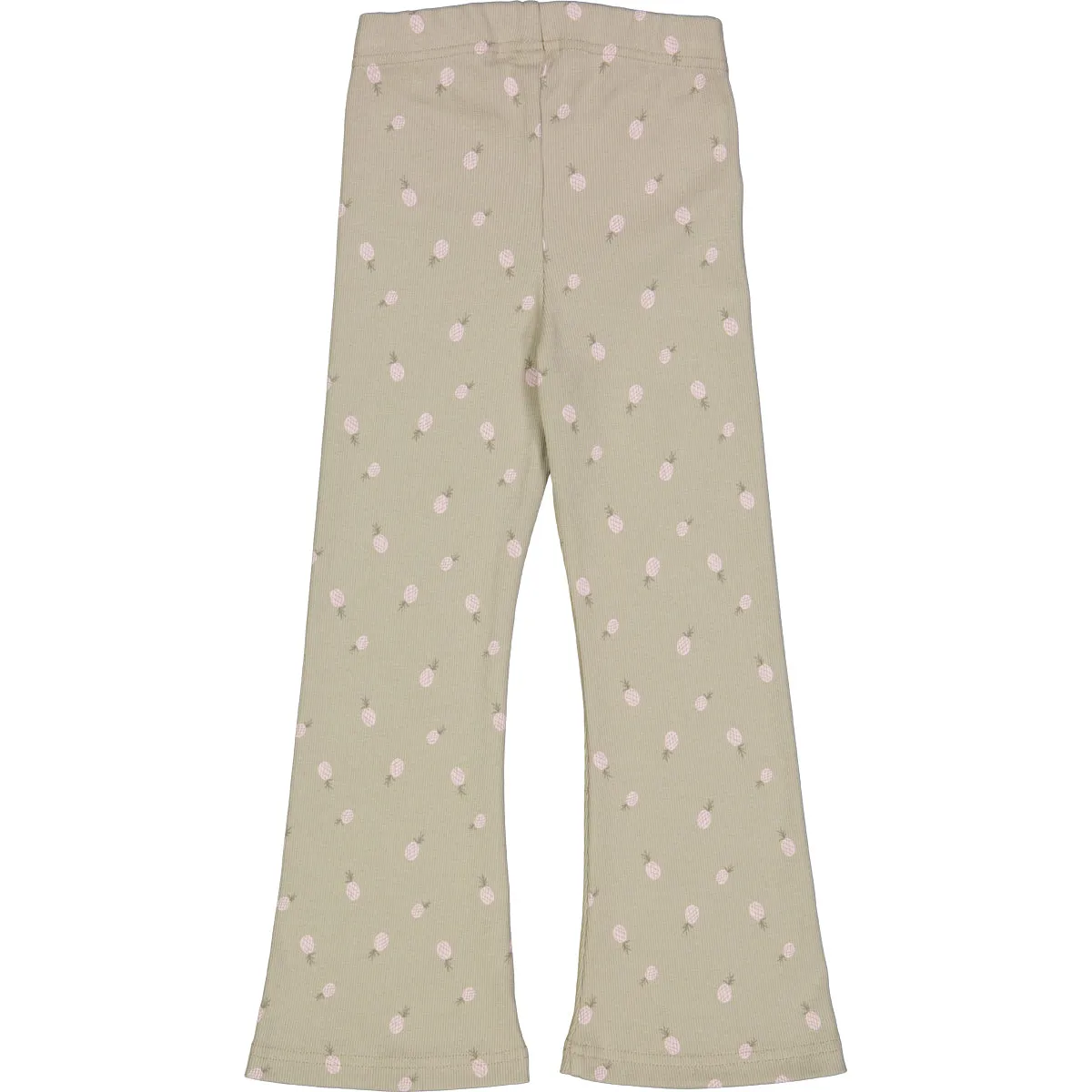 PINEAPPLE printed flared rib pants