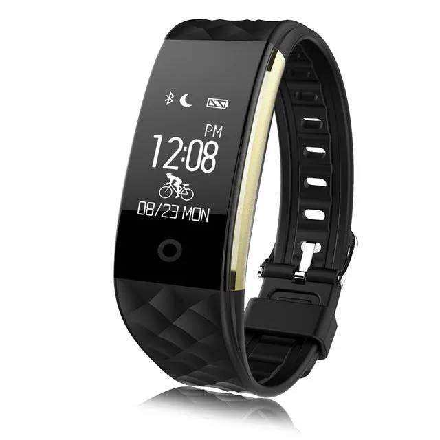 PINWEI S2 Smart Wristband With Heart Rate Monitor IP67 Waterproof Bluetooth For iOS Android