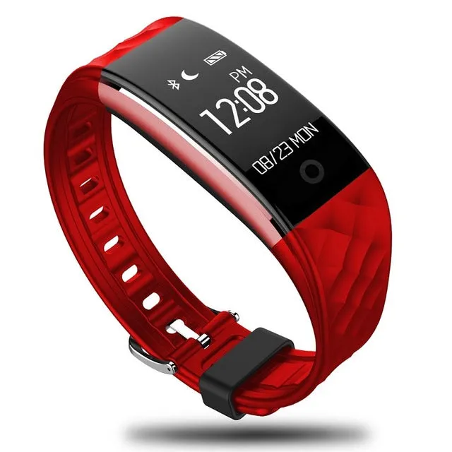 PINWEI S2 Smart Wristband With Heart Rate Monitor IP67 Waterproof Bluetooth For iOS Android