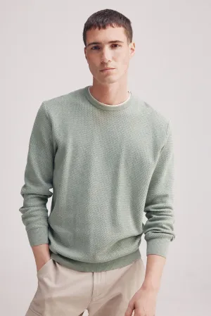plain structured jersey - Green
