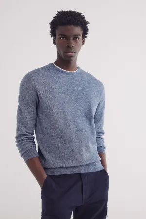 plain structured jersey - Navy