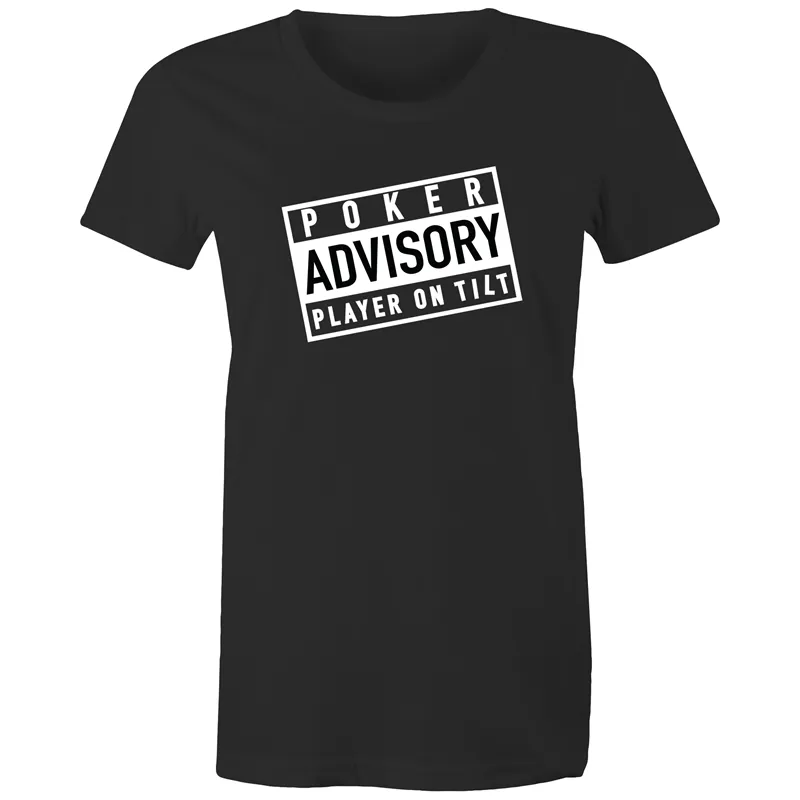 Player on Tilt Women's Maple Tee