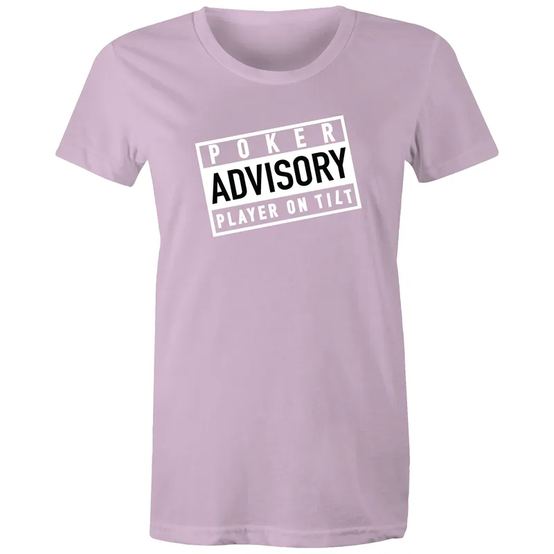 Player on Tilt Women's Maple Tee