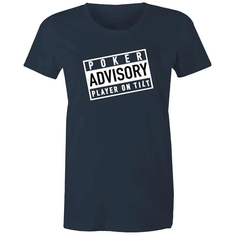 Player on Tilt Women's Maple Tee