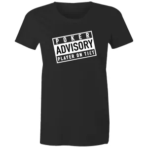 Player on Tilt Women's Maple Tee