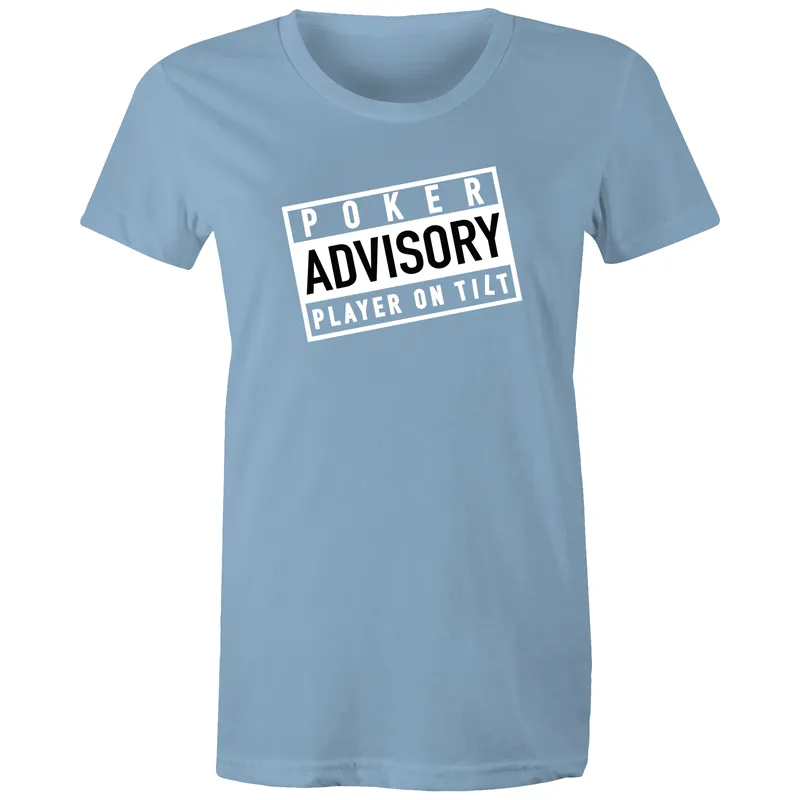 Player on Tilt Women's Maple Tee