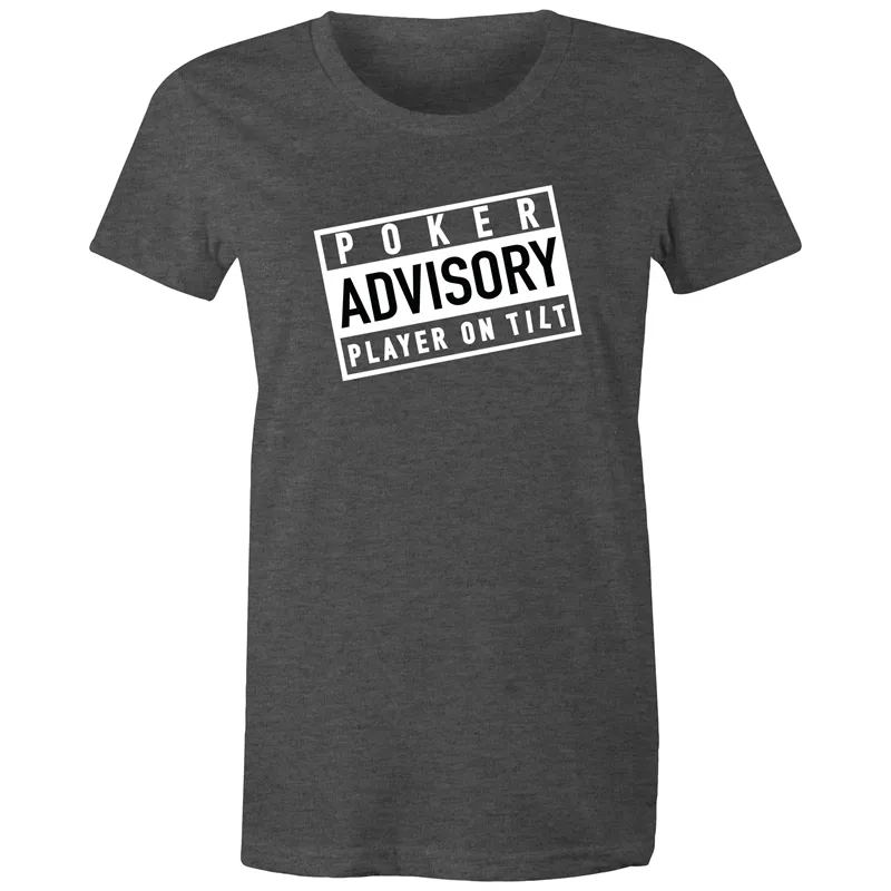 Player on Tilt Women's Maple Tee