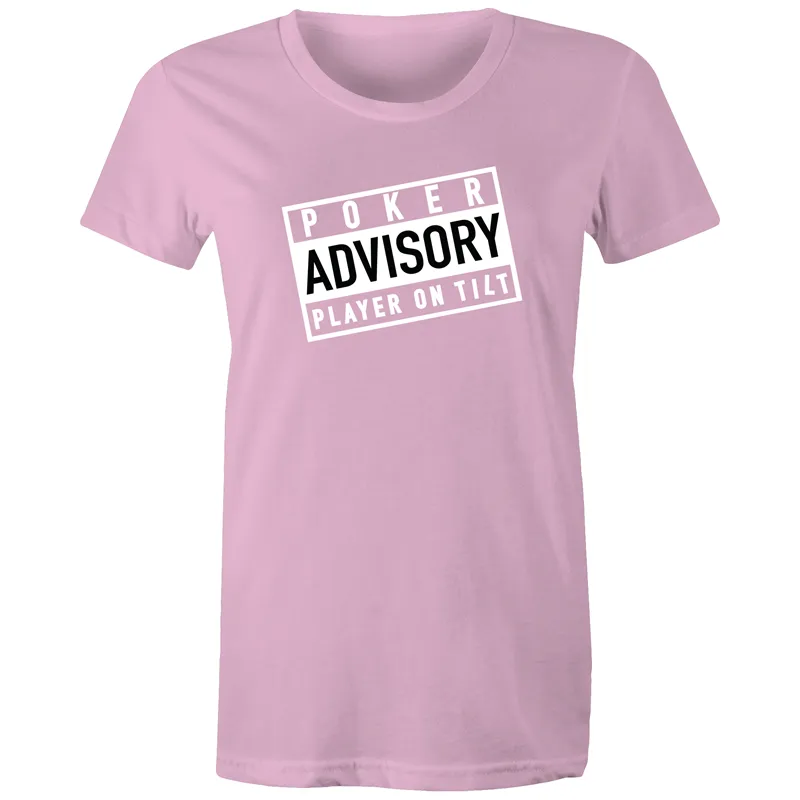 Player on Tilt Women's Maple Tee