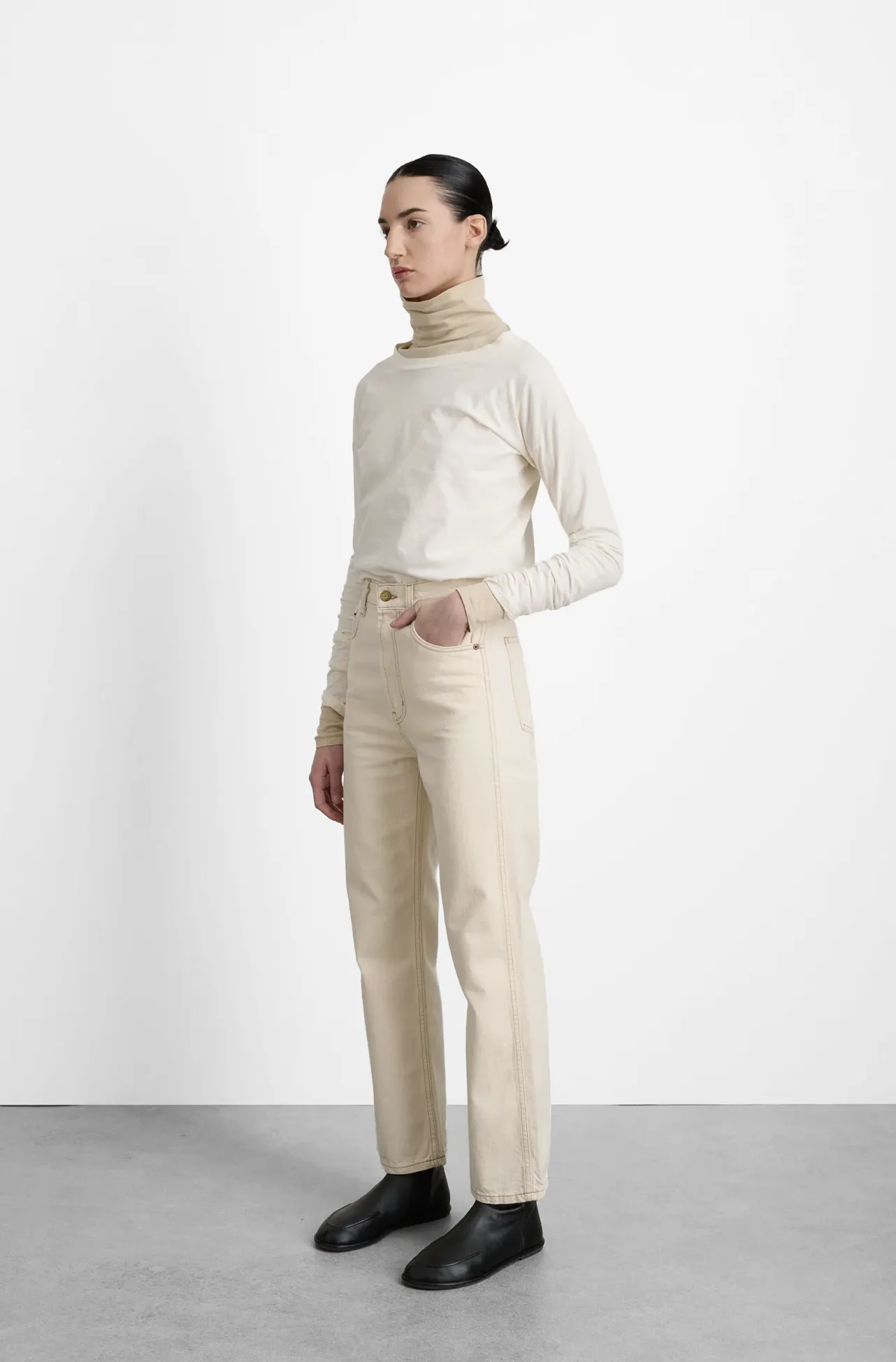 Plein Relaxed Straight Jean in Clair