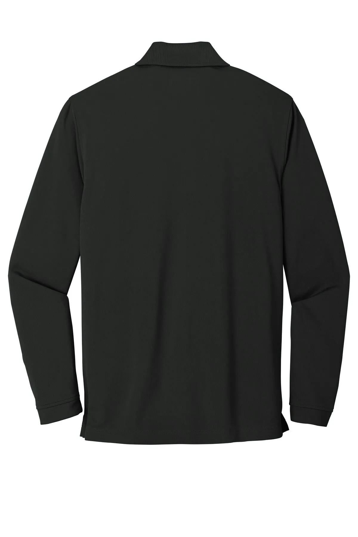 Port Authority  Dry Zone  UV Micro-Mesh Long Sleeve Polo K110LS Deep Black