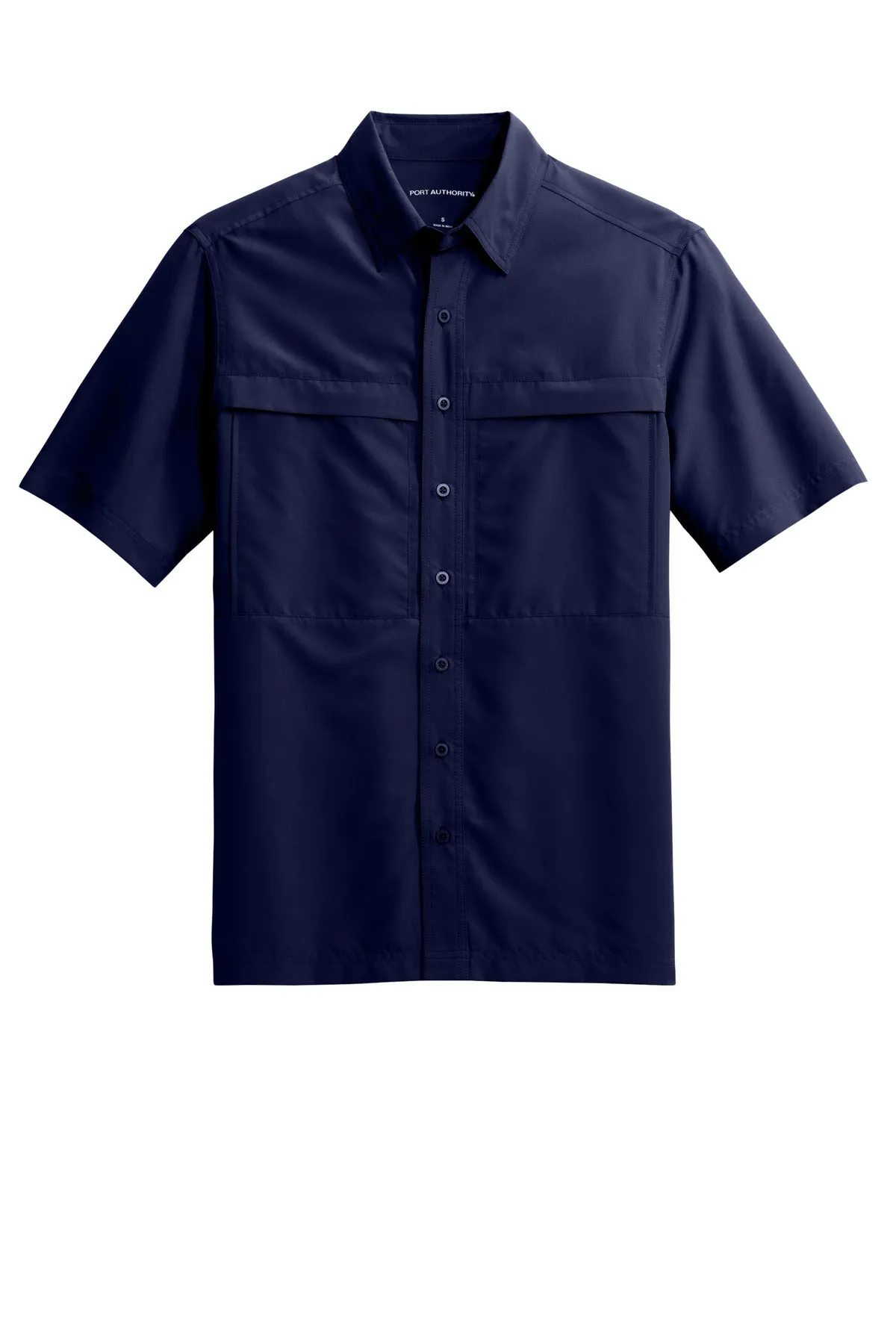 Port Authority Short Sleeve UV Daybreak Shirt W961 True Navy