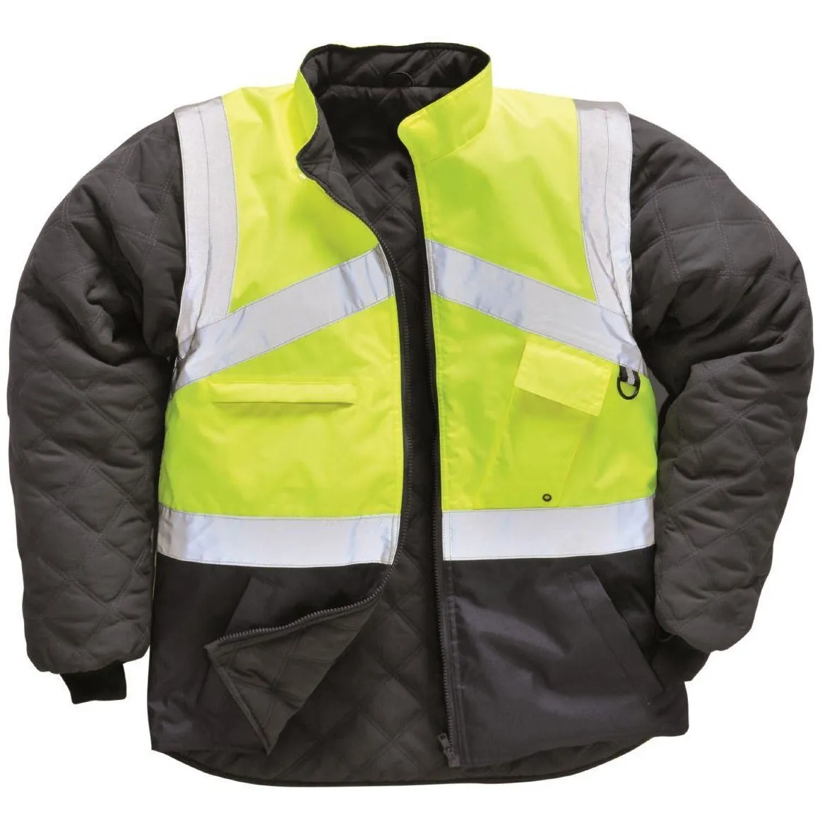 Portwest Hi-Vis Breathable 2-in-1 Contrast Reversible Jacket