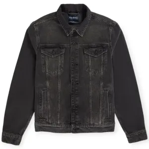 Psycho Bunny Men pathe denim jacket (Black)
