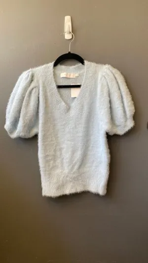 Puff Shoulder Sweater Top