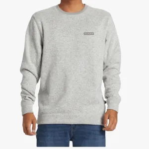Quiksilver Mens Keller Crew Sweater Light Grey