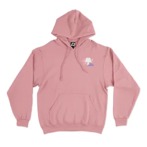 "Bunny Dream" Fleece Hoodie Light Pink
