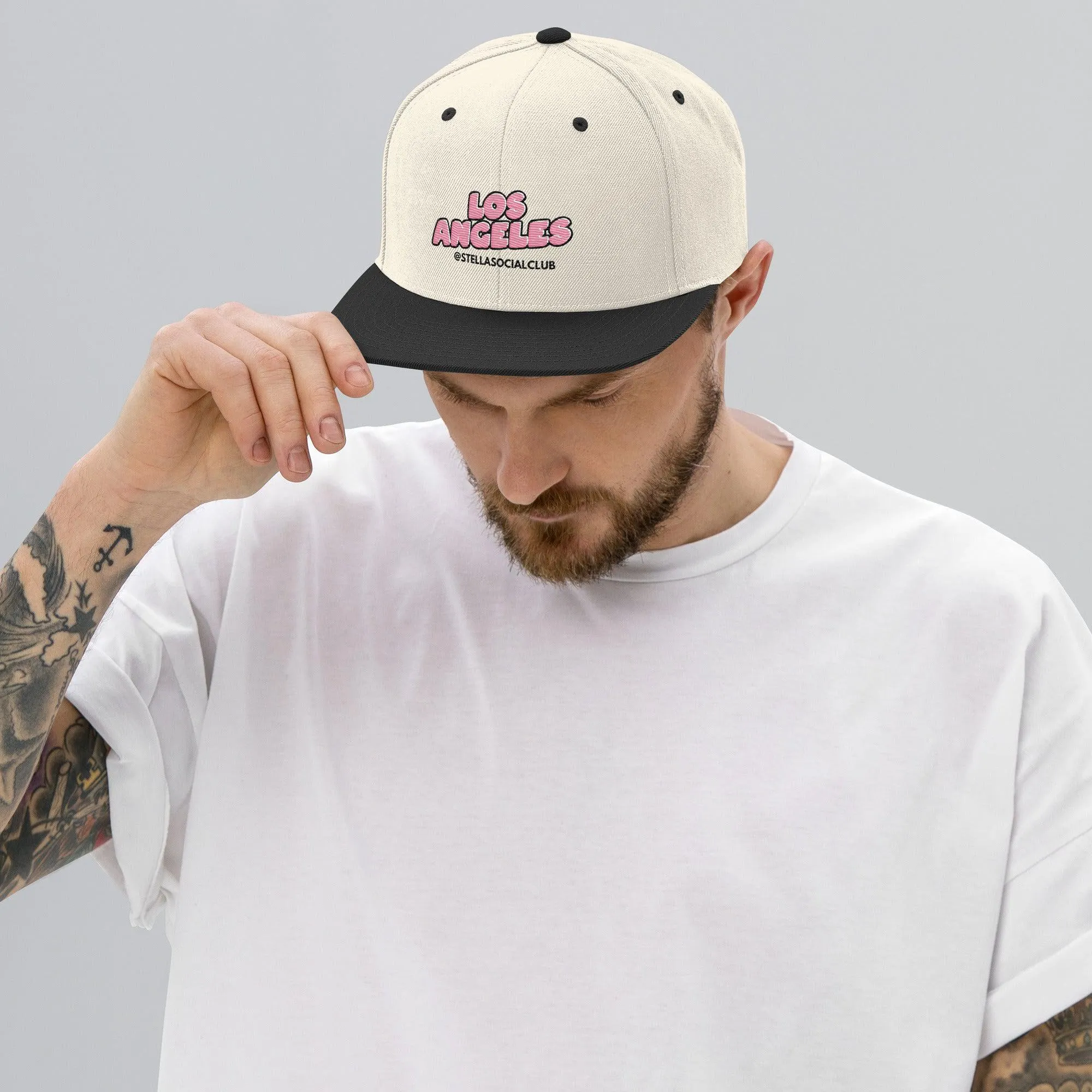 "Los Angeles" Natural Snapback