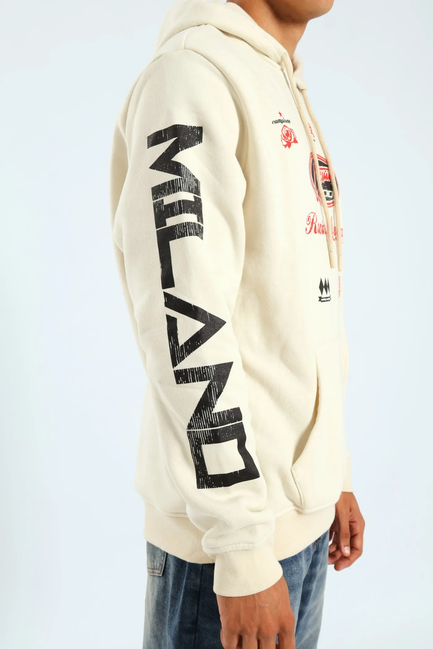 Racing Fashion Hoody - Light Stone