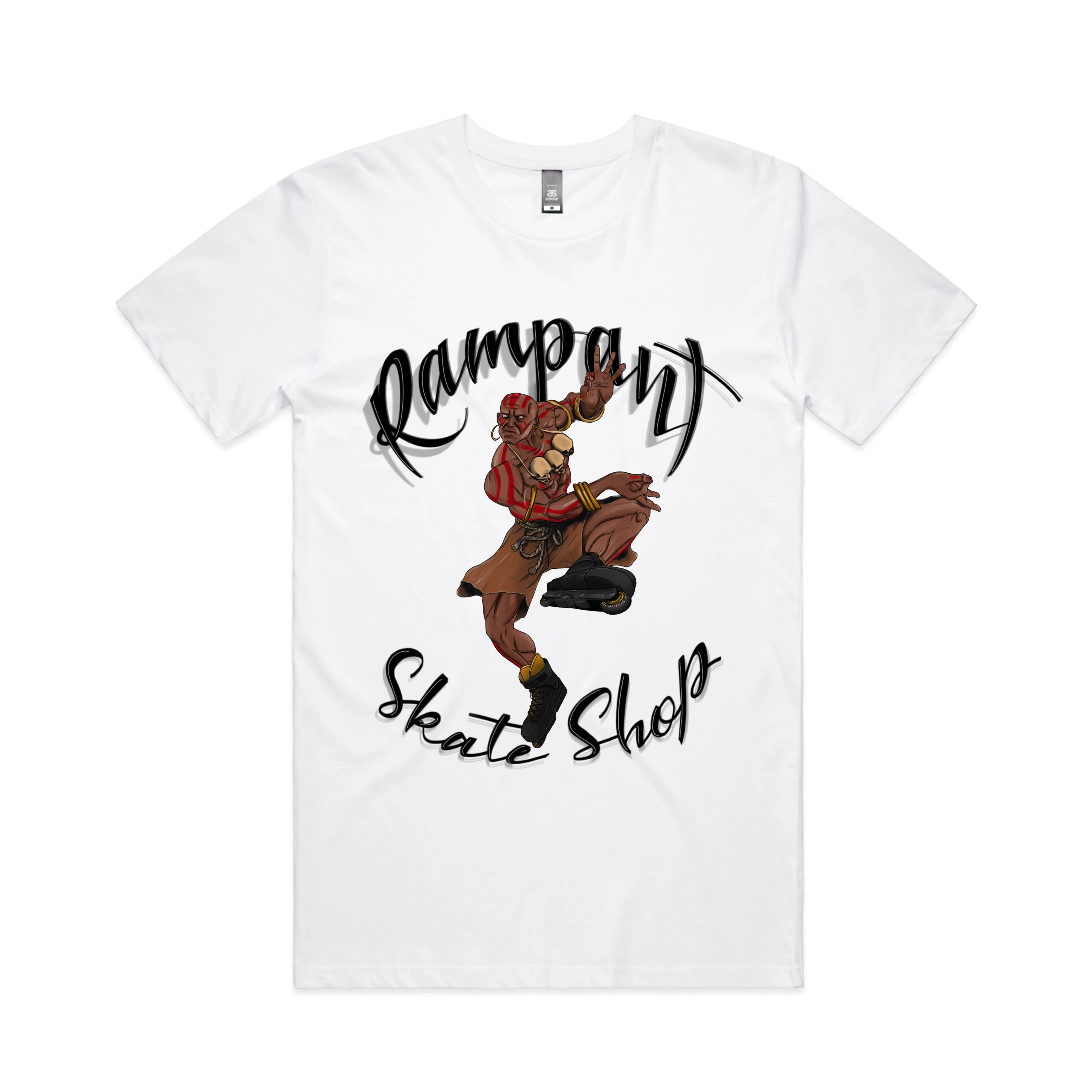 Rampant Skate Shop T-Shirt - Dhalsim