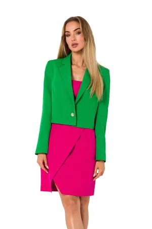 Refined Short Cut Blazer Jacket
