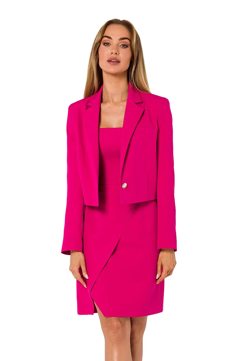 Refined Short Cut Blazer Jacket