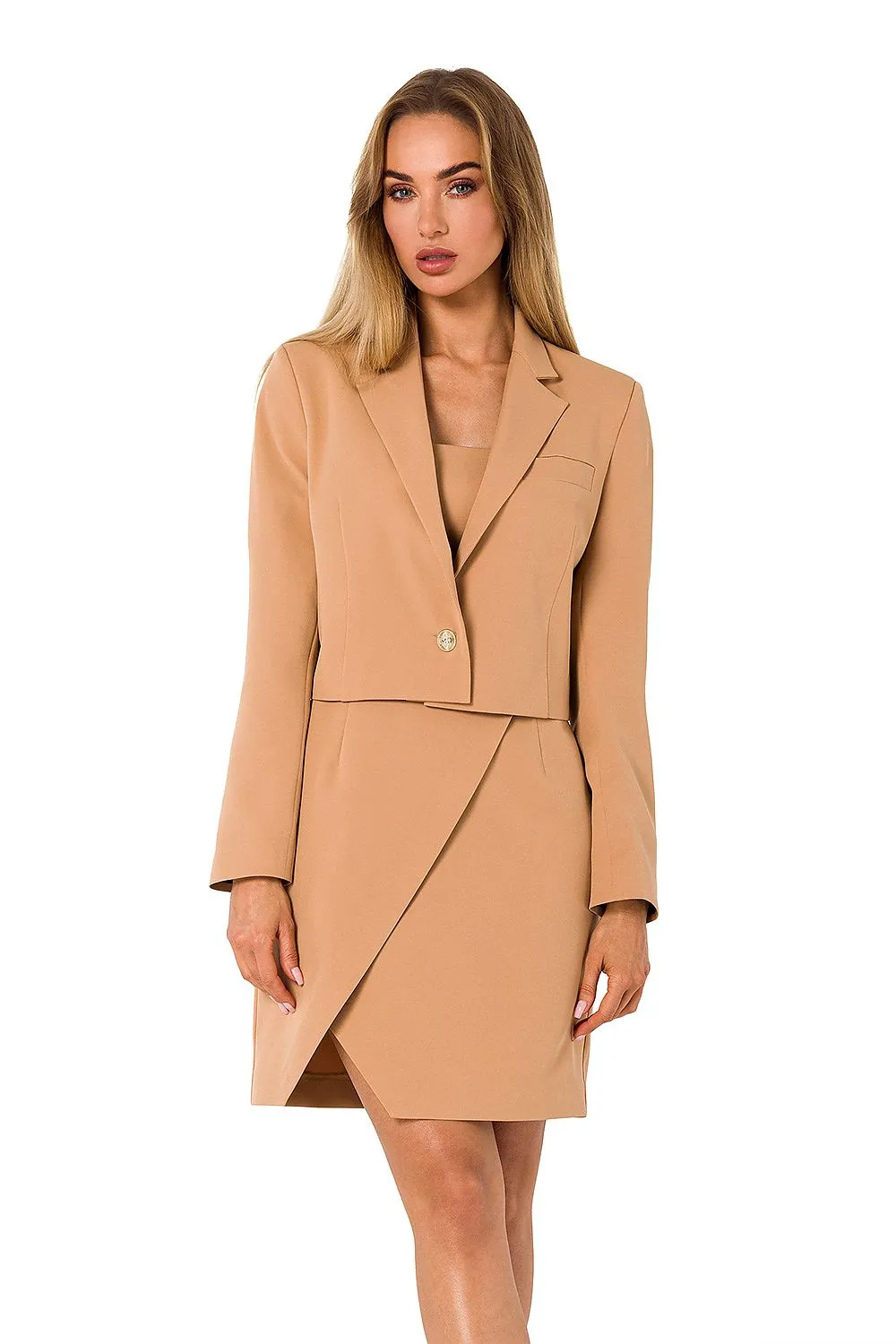 Refined Short Cut Blazer Jacket