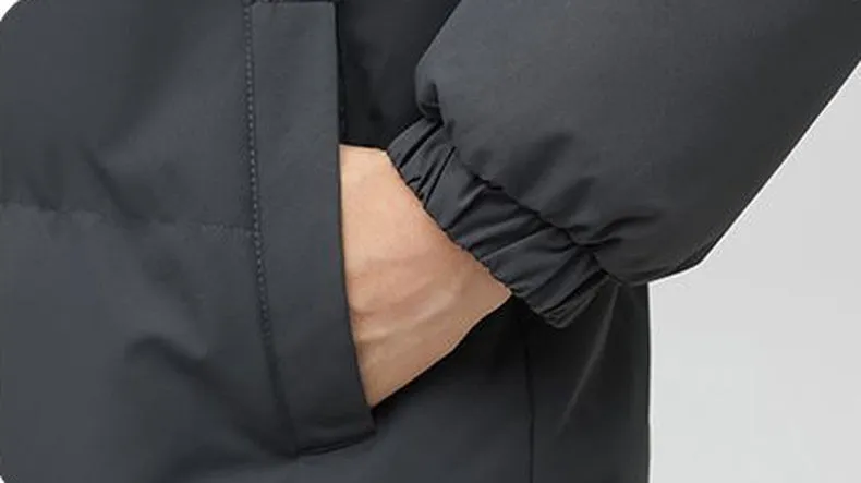 Relaxed-Fit Quilted Puffer Jacket with Thickened Padding