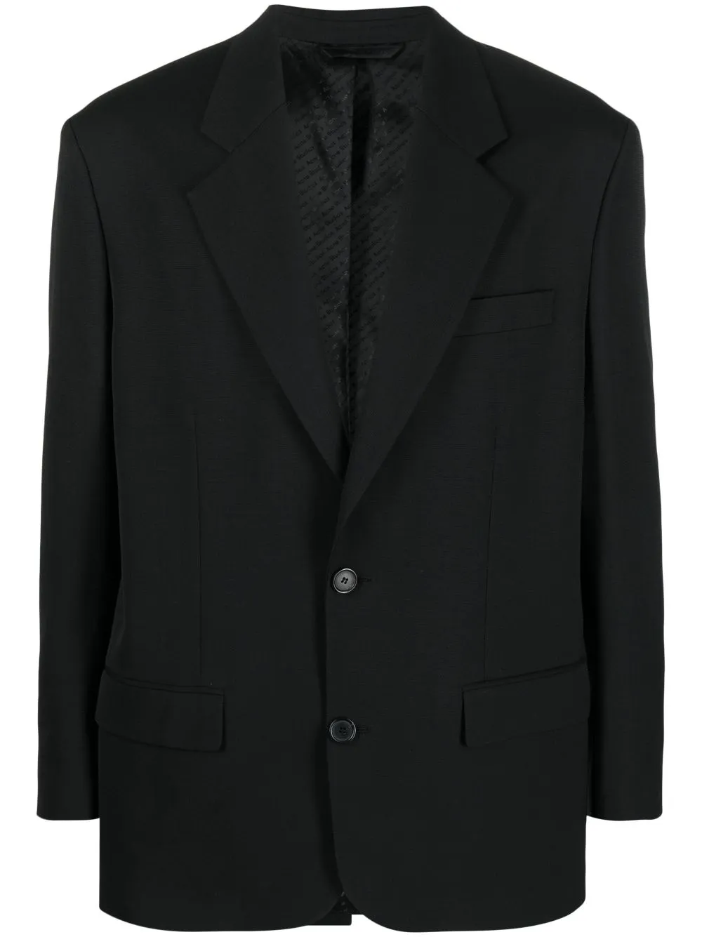 Relaxed fit suit jacket