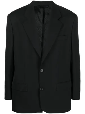 Relaxed fit suit jacket