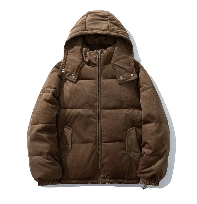 Relaxed-fit Water-Resistant Puffer Jacket featuring Drawstring Hem