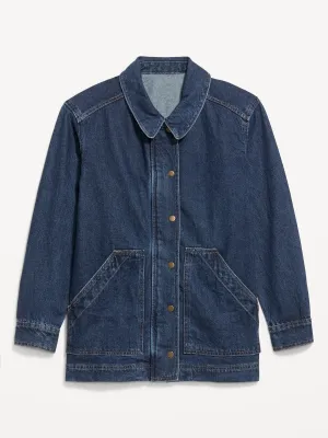 Relaxed Jean Barn Jacket