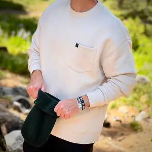 Relaxed Pocket Crew w / Mountain Tree Label