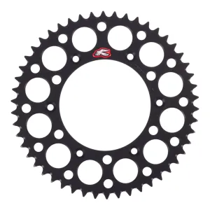 Renthal Sprocket Rear Black 50T Alloy 7075 T6 Grooved
