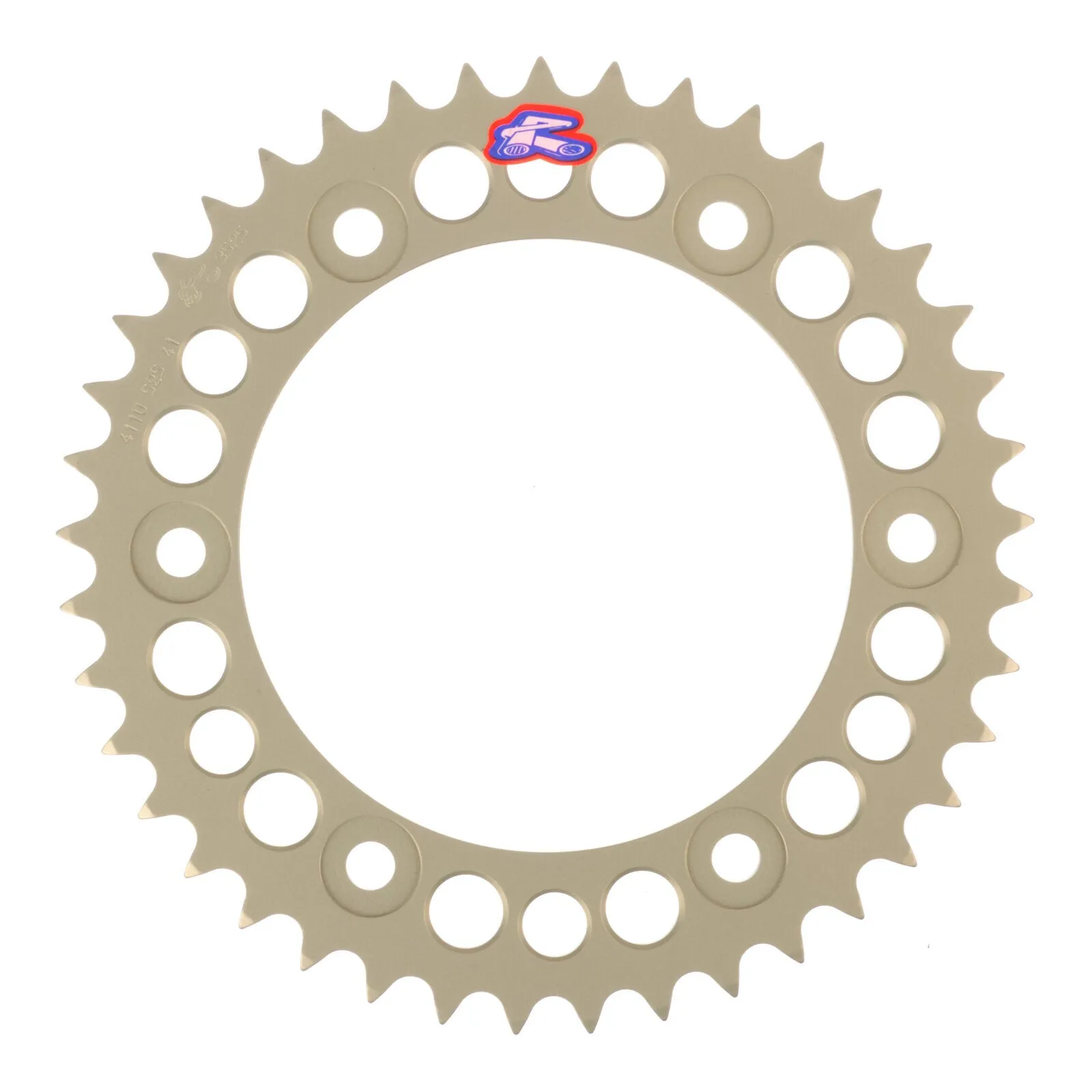 Renthal Sprocket Rear Silver 41T Alloy 7075 T6 Grooved Mont
